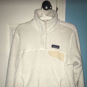 White Patagonia fleece